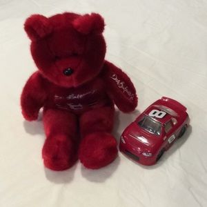 Dale Earnhardt Jr 23K Gold Bears 2001 Teddy & Car